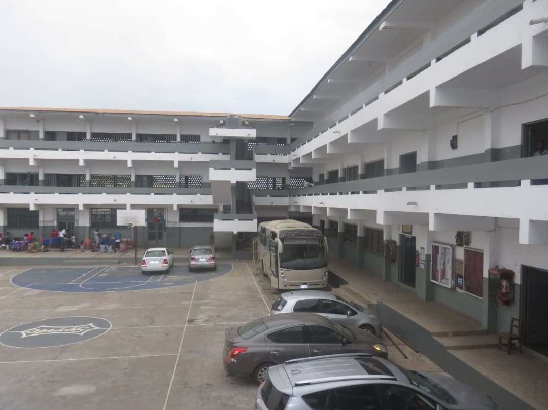 SAHTECH school courtyard