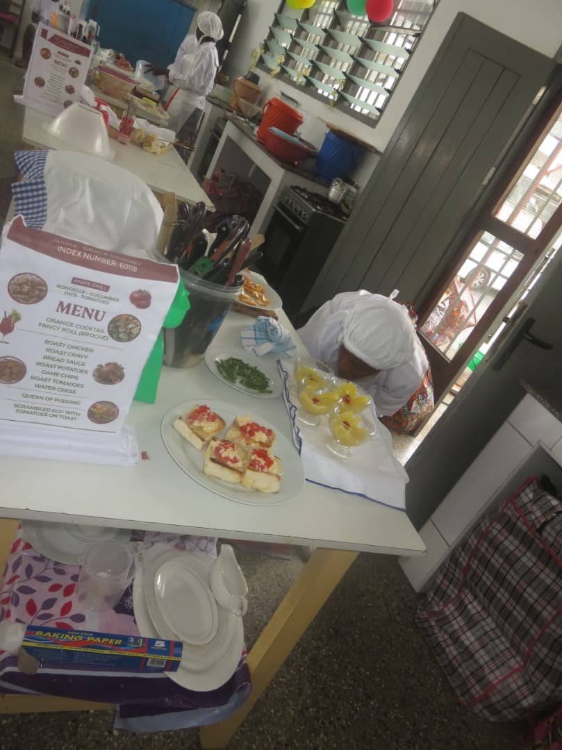 SAHTECH culinary training in the catering kitchen