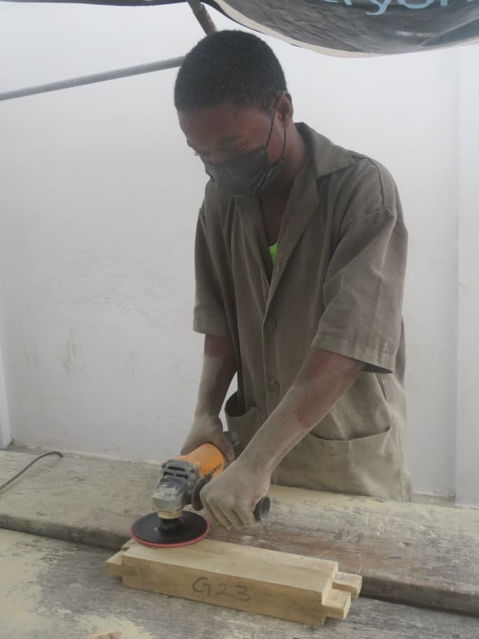 Wood construction project